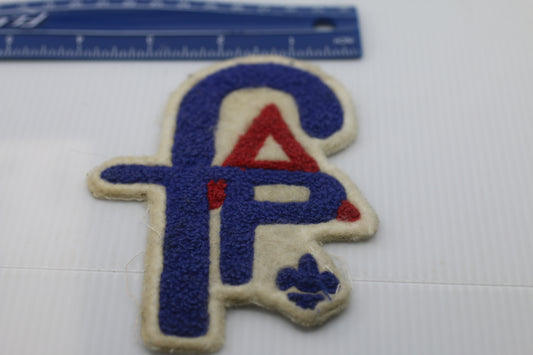 Vintage Souvenir FPA patch Québec Canada embroidered patch