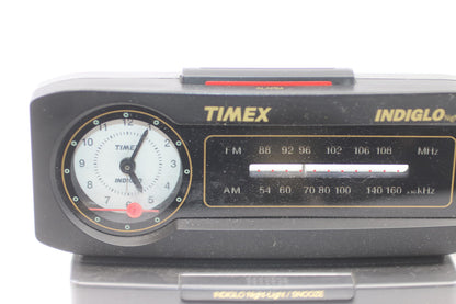Vintage Timex Indiglo Alarm Clock Radio AM/FM – Analog Dial – Tested Working