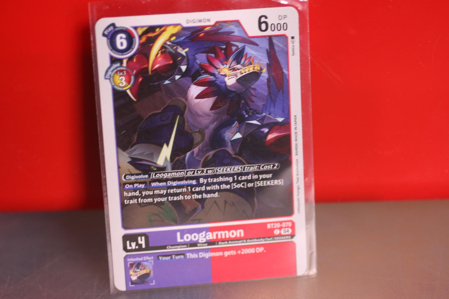 Digimon Card x1 TCG game Loogarmon - Release Special Booster 2.5 (BT19-20)