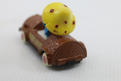 1982 Peyo ERTL Redwood Smurf-About Car Die Cast Loose Vintage
