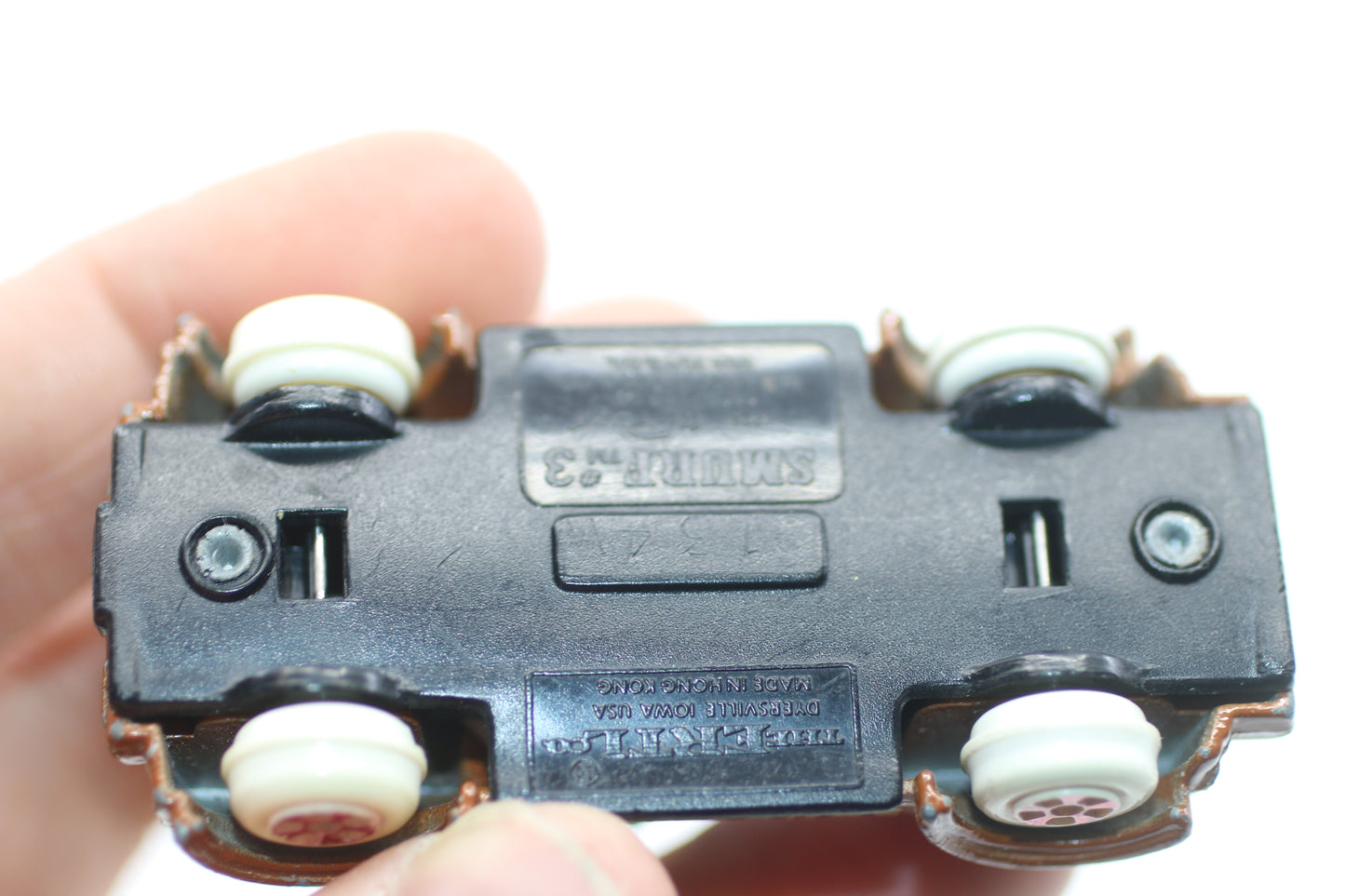 1982 Peyo ERTL Redwood Smurf-About Car Die Cast Loose Vintage