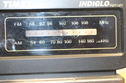 Vintage Timex Indiglo Alarm Clock Radio AM/FM – Analog Dial – Tested Working