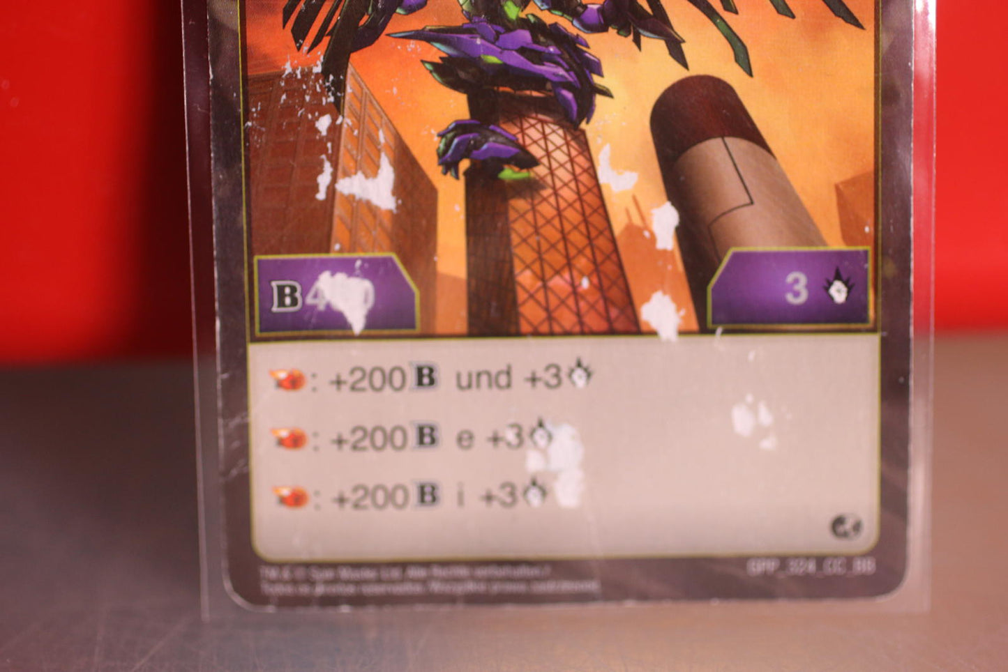 Bakugan Serpenteze Trading Card - Spin Master Game  R DAMAGED