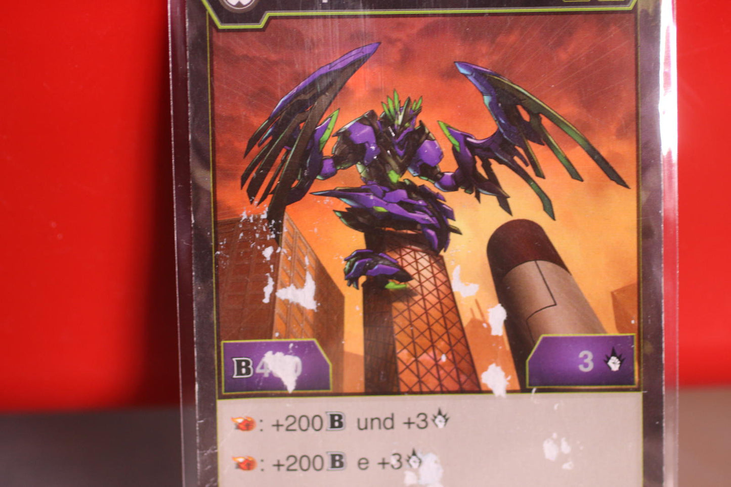 Bakugan Serpenteze Trading Card - Spin Master Game  R DAMAGED