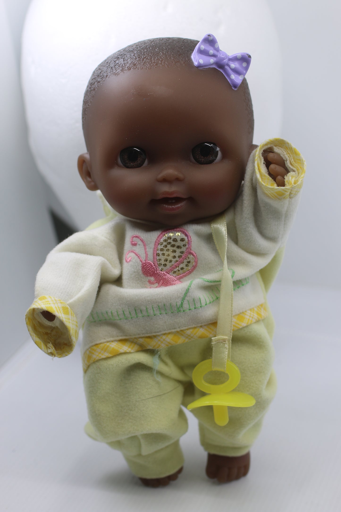 Cute Berenguer 10-18 African-American chubby baby girl doll infant rare