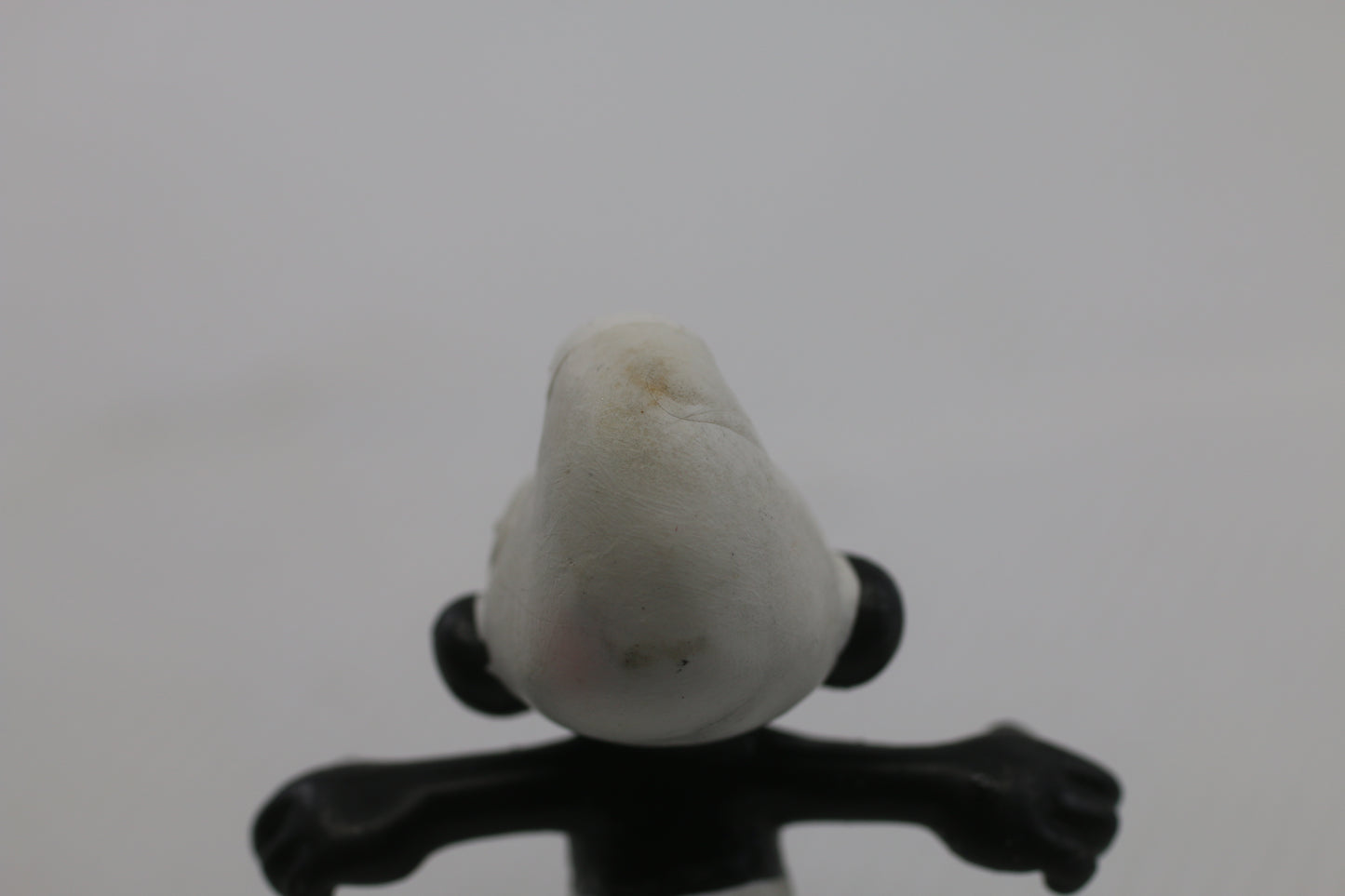 RARE Angry Smurf 20007 Black Teeth Red Eye Vintage Figure Schleich Peyo 1966 HK