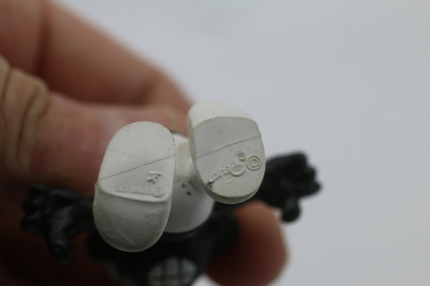 RARE Angry Smurf 20007 Black Teeth Red Eye Vintage Figure Schleich Peyo 1966 HK