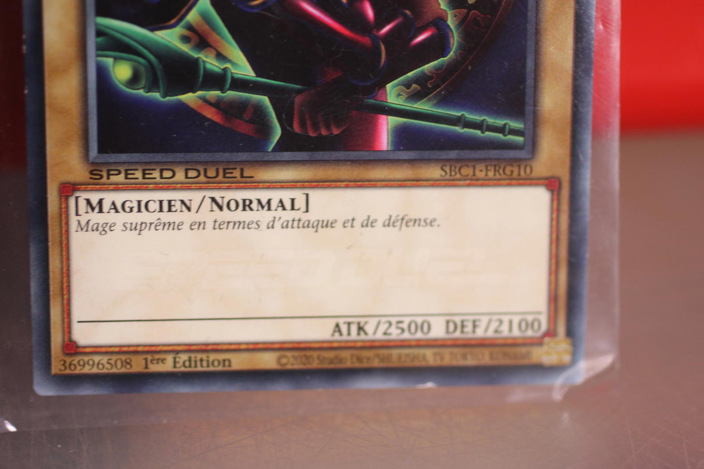 Carte YU-GI-OH! MAGICIEN SOMBRE SBC1-FRG01 Speed duel