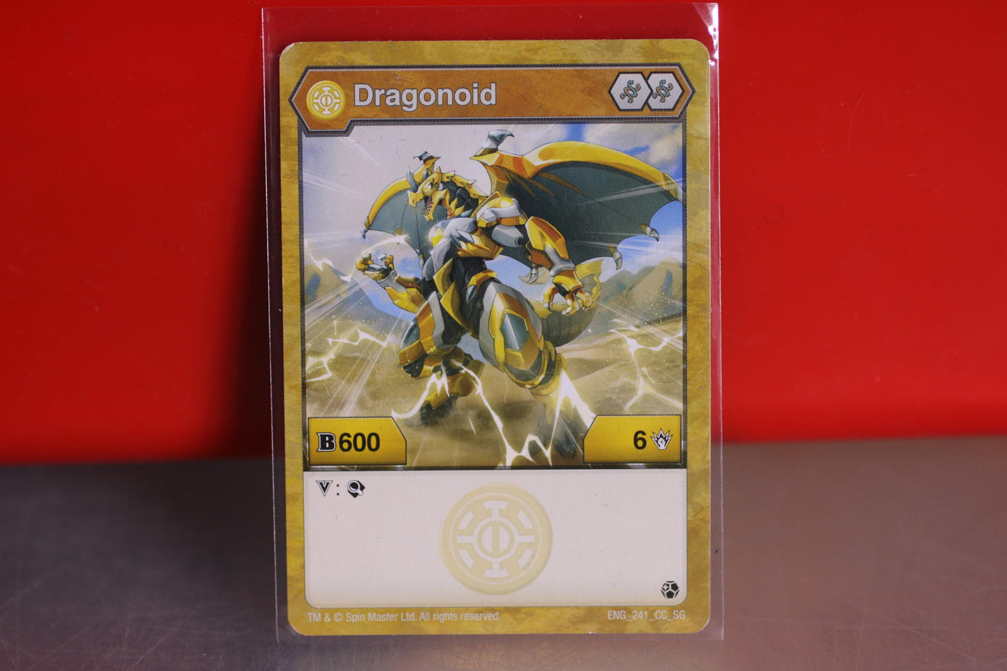 BAKUGAN Geogan Rising AURELUS "DRAGONOID Trading Card
