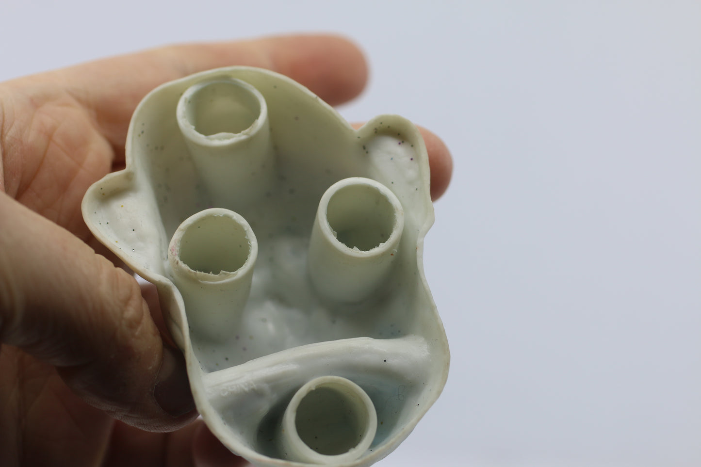 Rubber Monster Finger Puppet Heads Lot of 2 Halloween Horror Toy