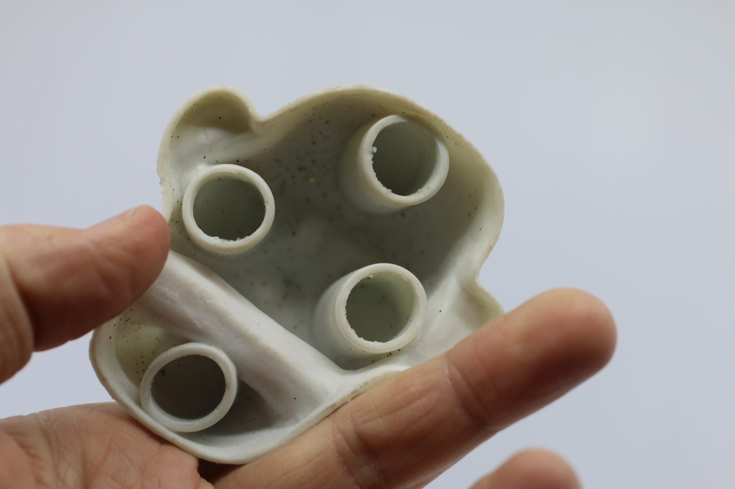 Rubber Monster Finger Puppet Heads Lot of 2 Halloween Horror Toy