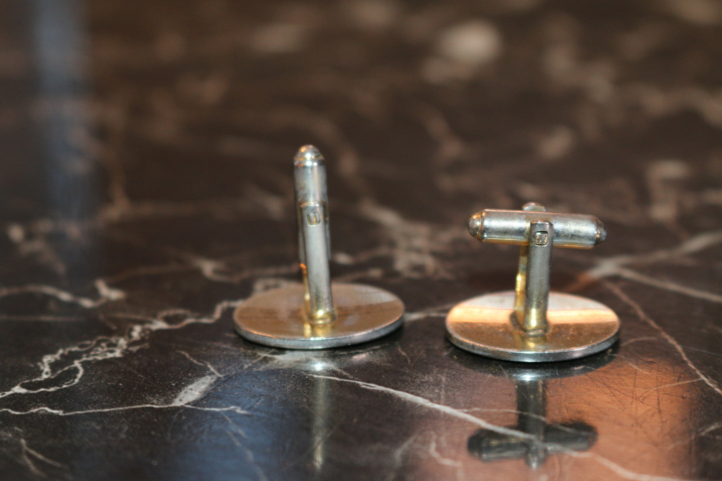 Vtg Engraved Silver Cufflinks. Gift For Dad Groomsmen, Wedding