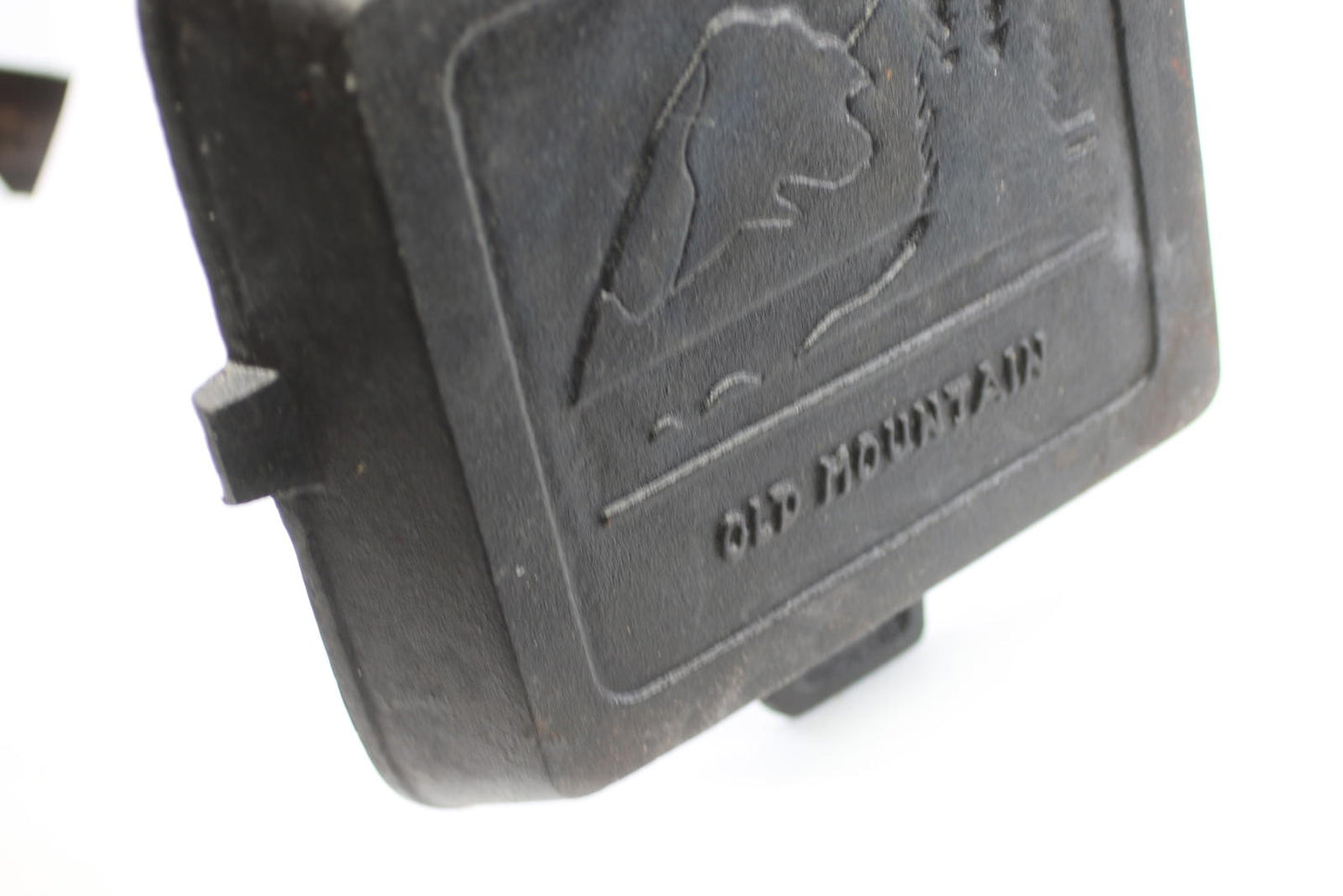 Vintage Old Mountain Cast Iron Square Grill Pan 10" Ribbed Skillet