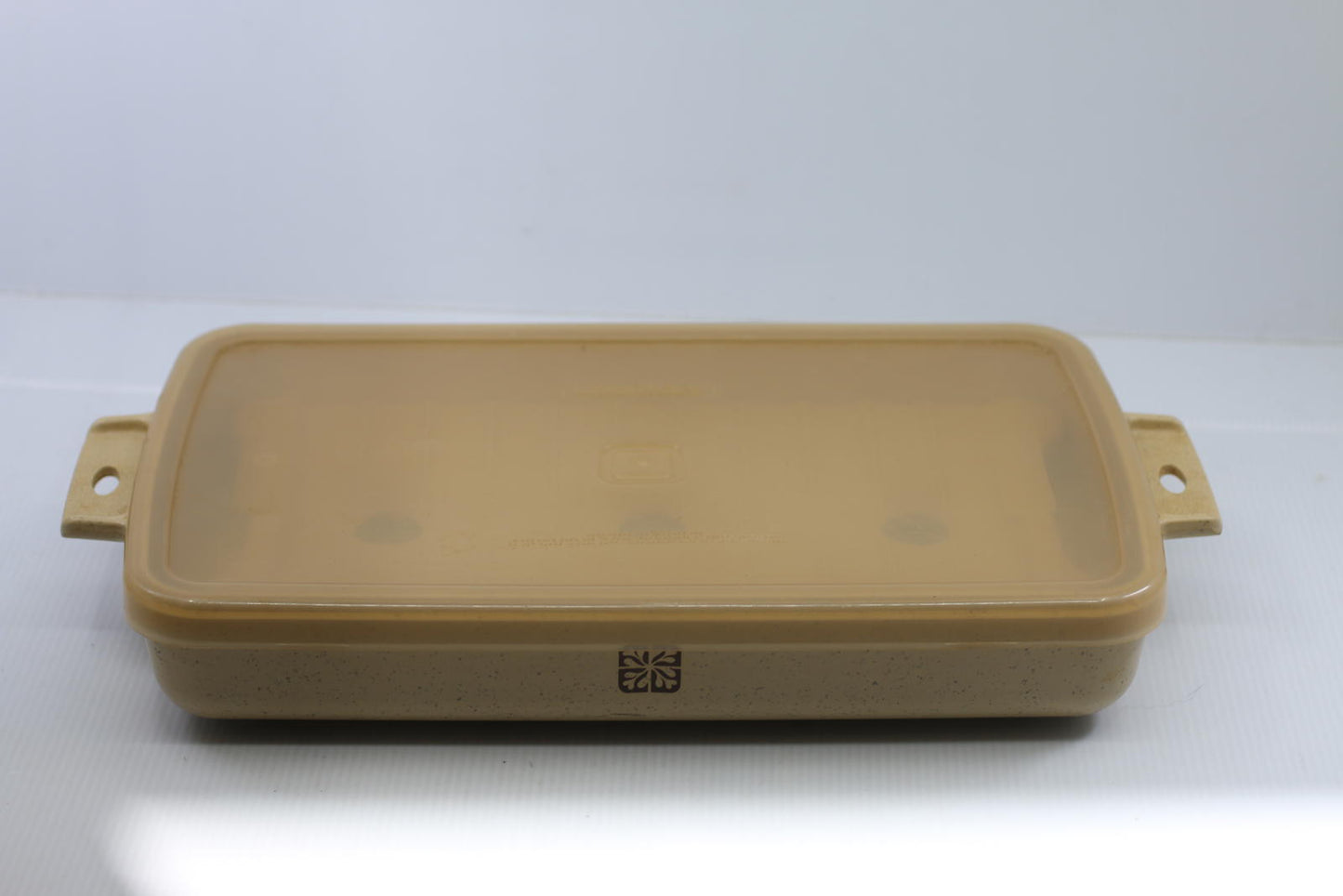 LITTONWARE MICROWAVE OVENWARE ROASTER PAN CASSEROLE WITH LID #38810 EUC