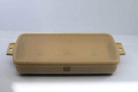 LITTONWARE MICROWAVE OVENWARE ROASTER PAN CASSEROLE WITH LID #38810 EUC
