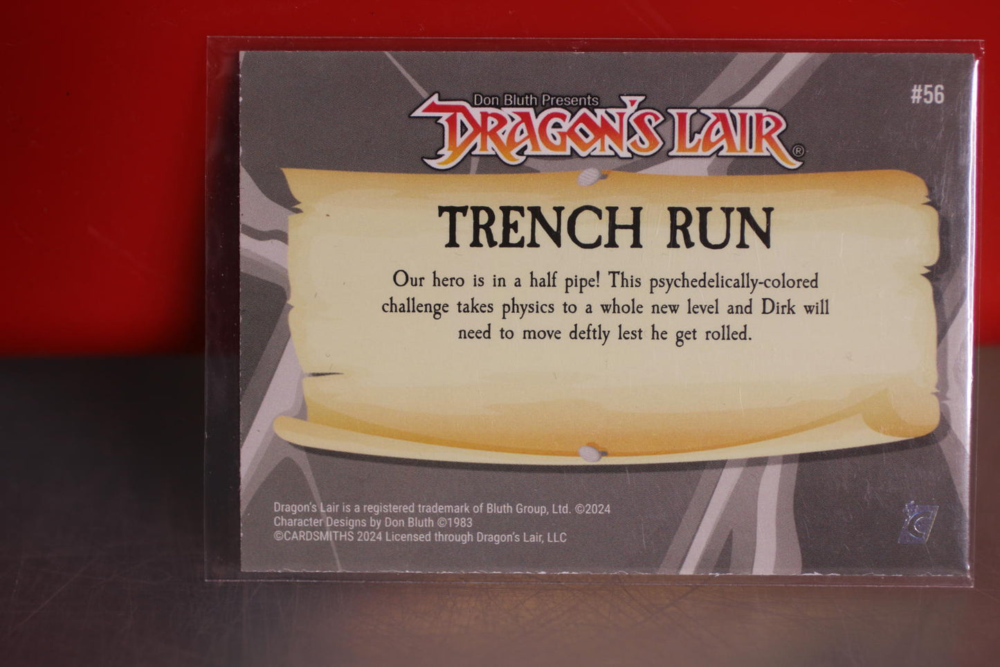 DON BLUTH 2024 Cardsmiths Dragon's Lair Series 1 #56 Trench Run