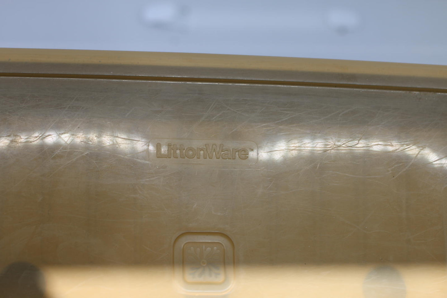 LITTONWARE MICROWAVE OVENWARE ROASTER PAN CASSEROLE WITH LID #38810 EUC