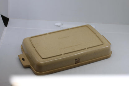 LITTONWARE MICROWAVE OVENWARE ROASTER PAN CASSEROLE WITH LID #38810 EUC