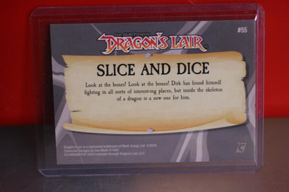 DON BLUTH 2024 Cardsmiths Dragon's Lair Series 1 #55 Slice and Dice Holo Foil