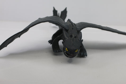 How to Train Your Dragon Toothless Night Fury Dragon Figure 2012 toy