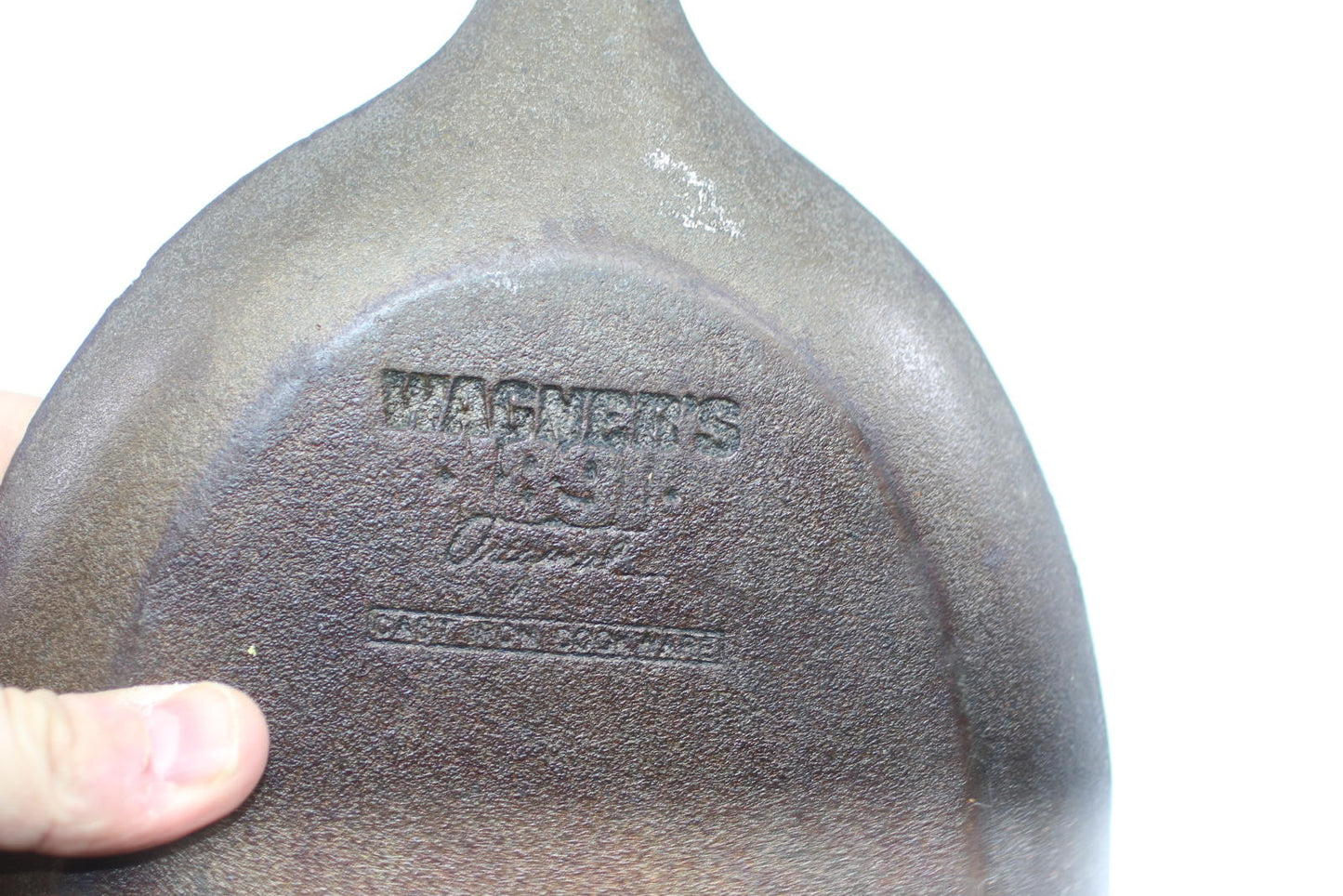 Wagner's 1891 Original Cast Iron Skillet Frying Pan Made in USA Vintage