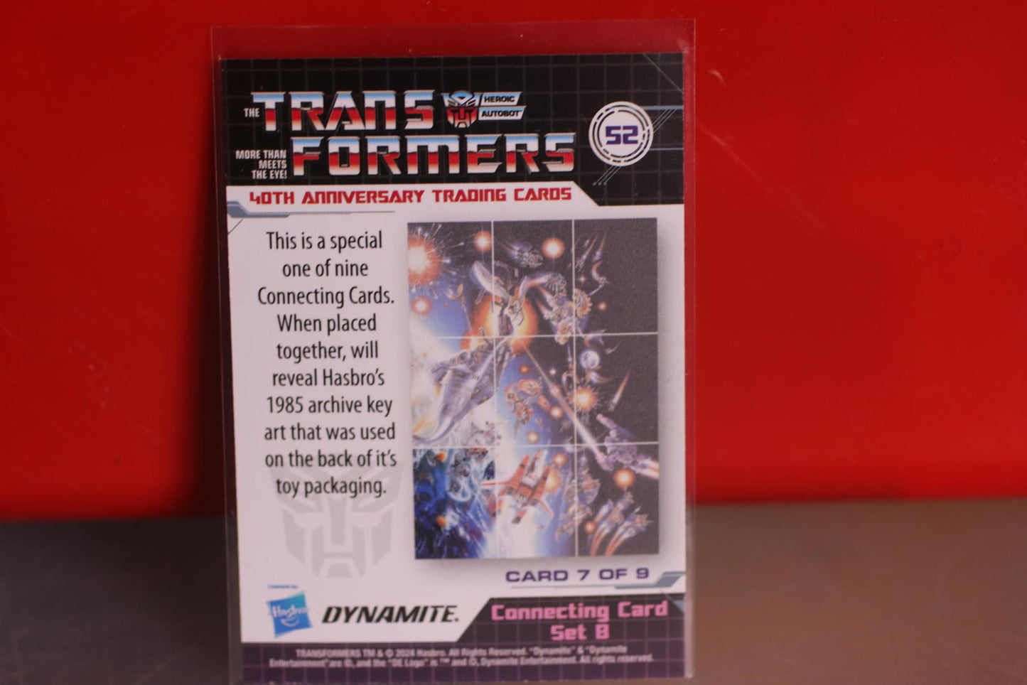The Transformers 40th Anniversary Trading Card - Card 7 of 9 #52