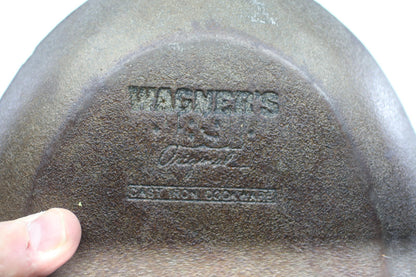 Wagner's 1891 Original Cast Iron Skillet Frying Pan Made in USA Vintage