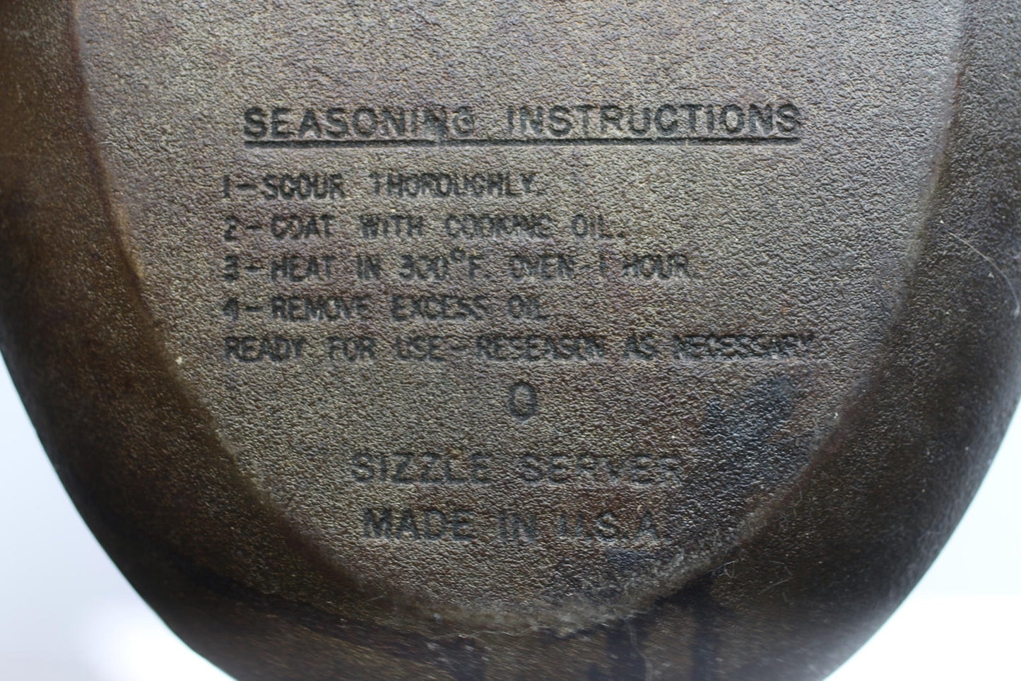 Wagner's 1891 Original Cast Iron Skillet Frying Pan Made in USA Vintage