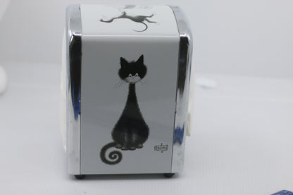 Napkin dispenser Dubout and Editions Clouet with cute cats desigh