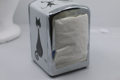 Napkin dispenser Dubout and Editions Clouet with cute cats desigh