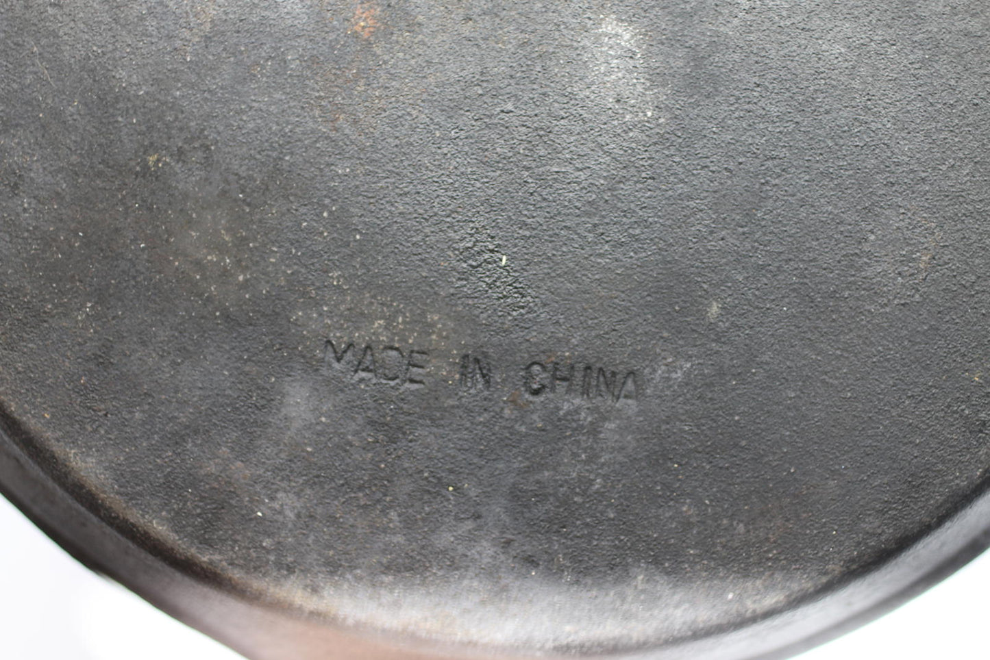 12in Cast Iron Skillet Frying Pan Dual Spout Made in China