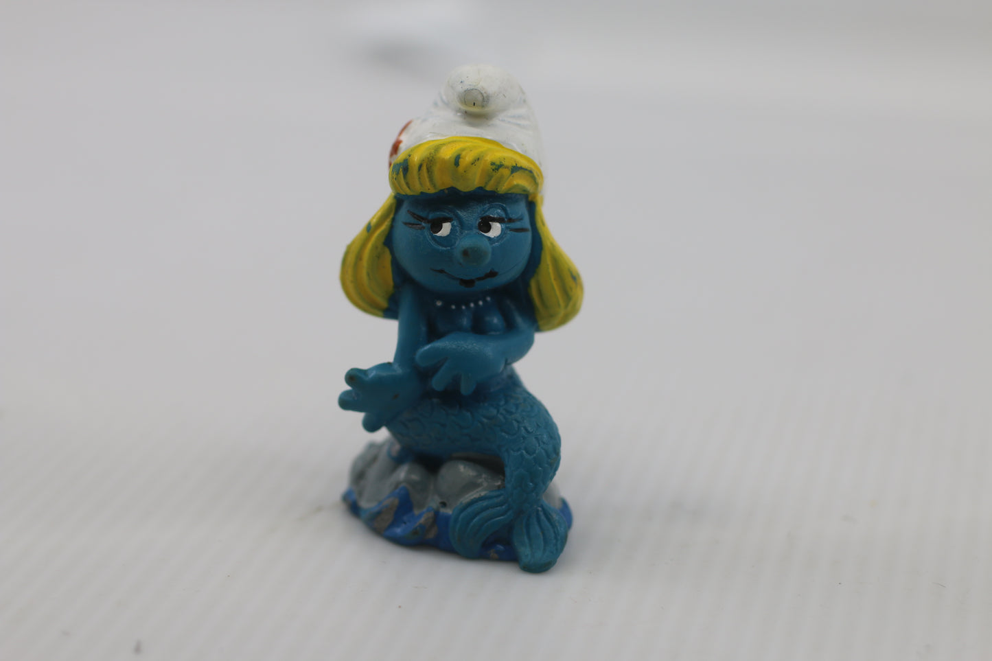 Vintage Mermaid Smurfette Smurf Collectable Vinyl Figure toy 20142