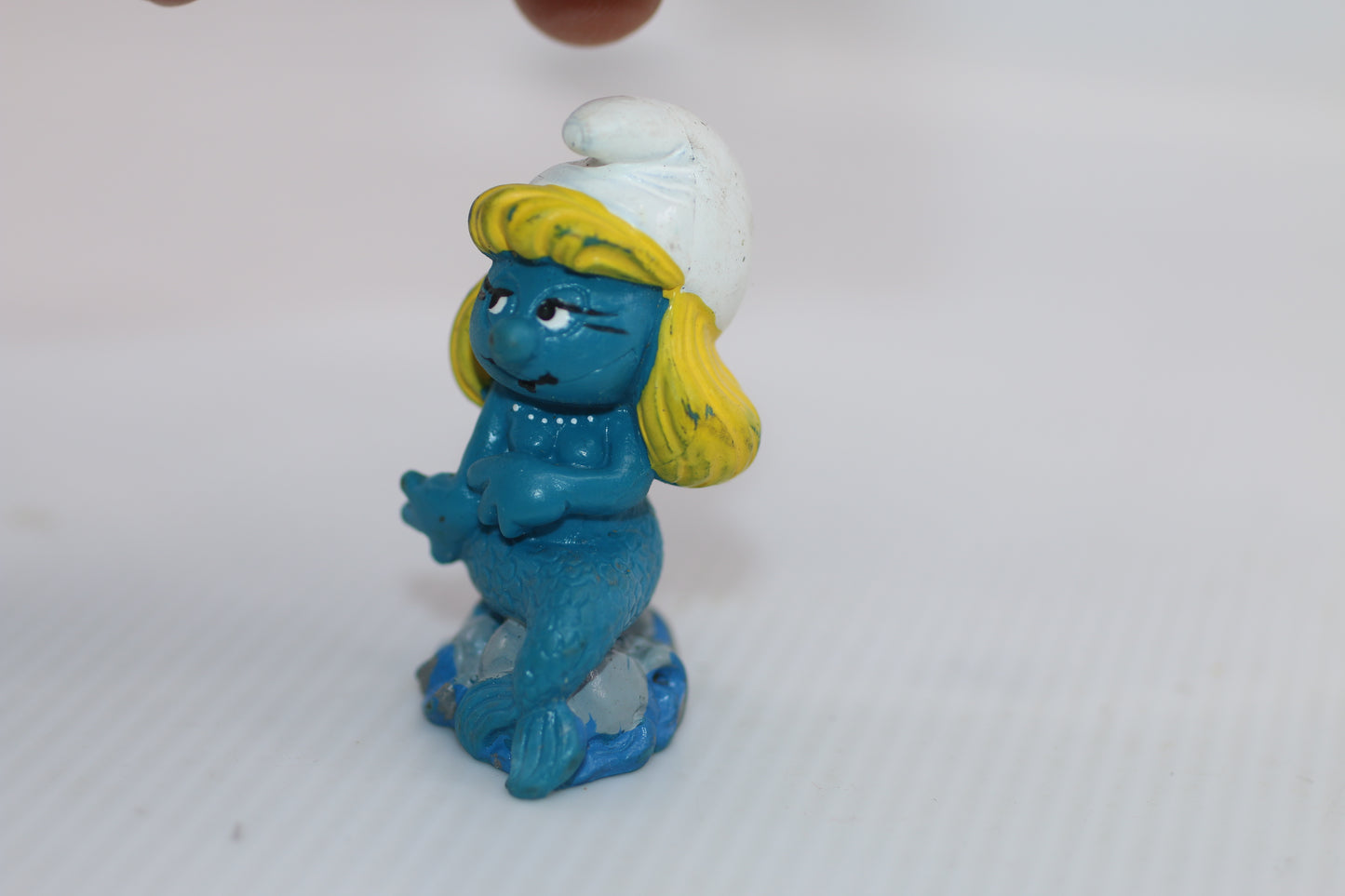 Vintage Mermaid Smurfette Smurf Collectable Vinyl Figure toy 20142