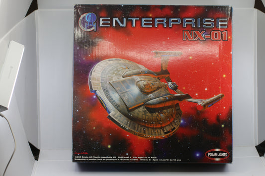 Star Trek Enterprise NX-01 Polar Lights 1/350 Model Kit COMPLETE Open Box