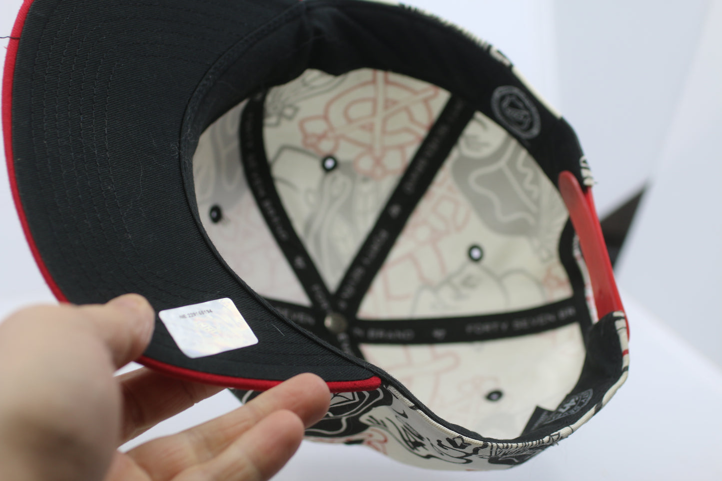 Chicago Blackhawks Bravado Captain White 47 Brand Adjustable Hat