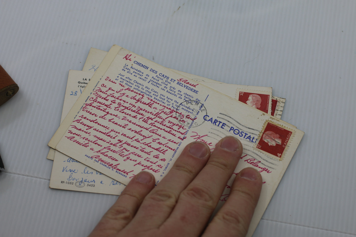 Vintage Postcard Lot Canada & USA 1960s–1970s Handwritten & Postmarked (4 pcs)