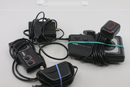 Sega Master System Lot: Control Pad + Control Stick Joystick + AC Adapter OEM