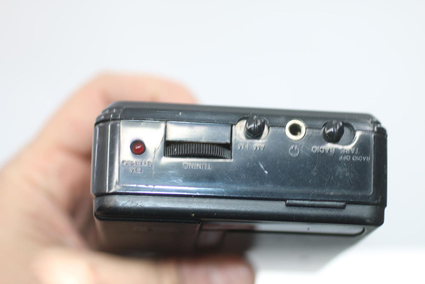 Vintage Pulser AM/FM Stereo Cassette Player Walkman Bass Boost Belt Clip