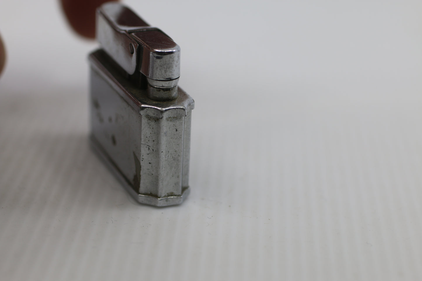 Vintage Colibri Lighter West Germany Enamel Fly Fishing Lure Patina 1950s