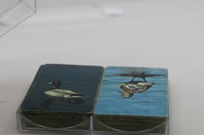 Vintage Duratone Plastic Coated Playing Cards – Canadian Deck – Ducks QC
