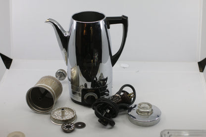 Vintage Sunbeam Automatic Coffee Maker Percolator E10 Chrome Bakelite