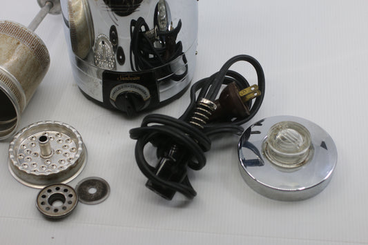 Vintage Sunbeam Automatic Coffee Maker Percolator E10 Chrome Bakelite