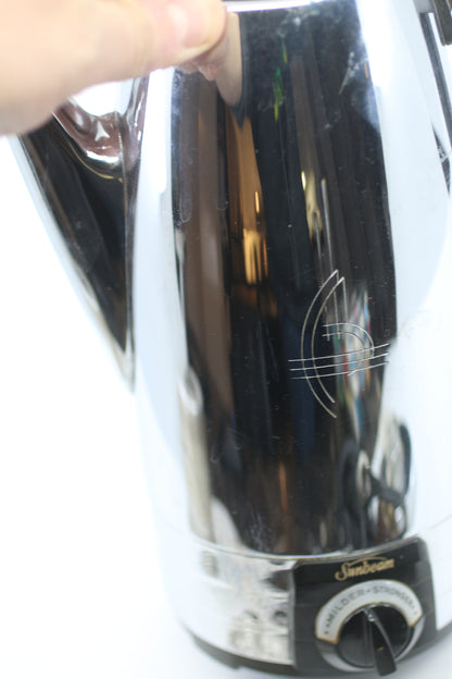 Vintage Sunbeam Automatic Coffee Maker Percolator E10 Chrome Bakelite