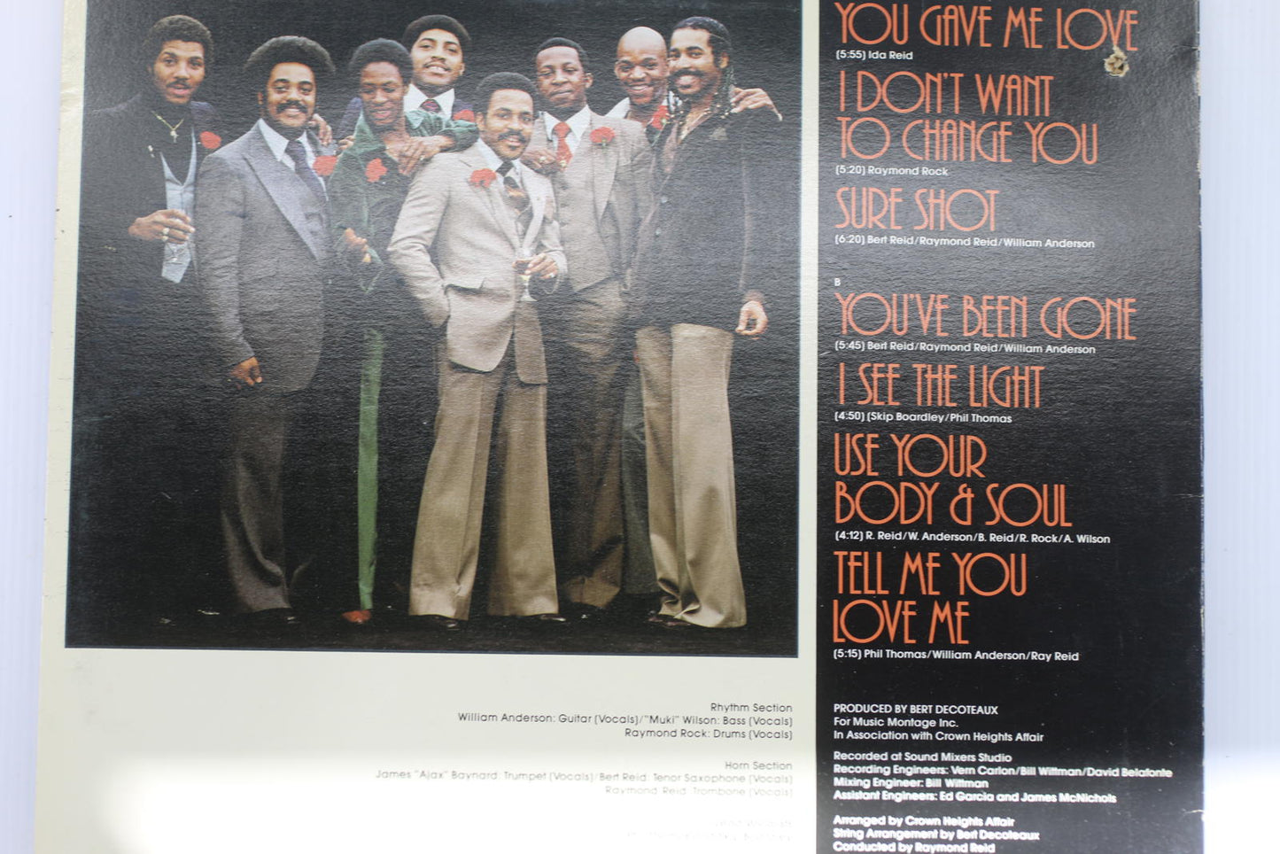 Crown Heights Affair - Sure Shot Vinyl Record Album