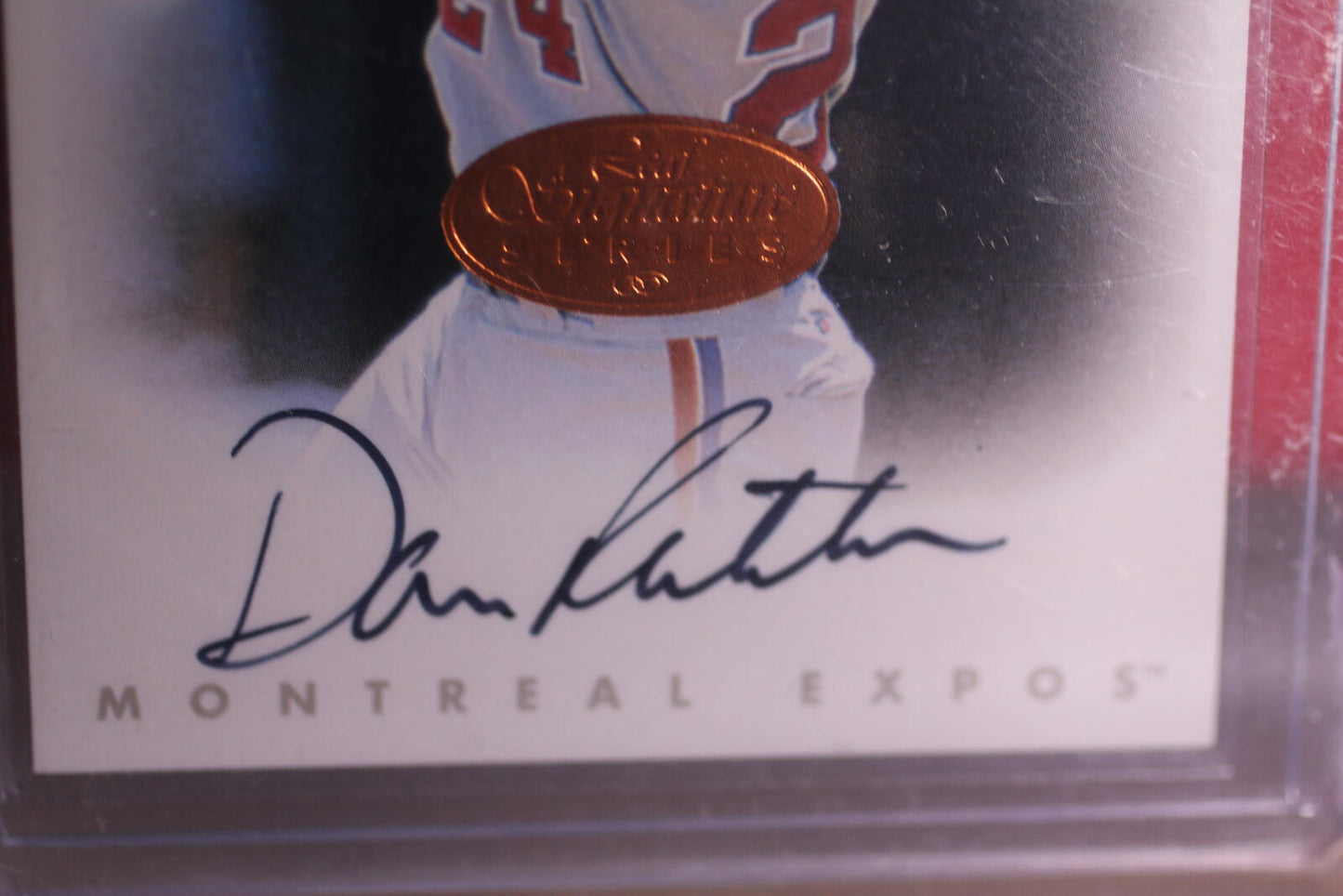 Montreal Expos 1996 Leaf Signature Series Autographed Darrin Fletcher Bronze