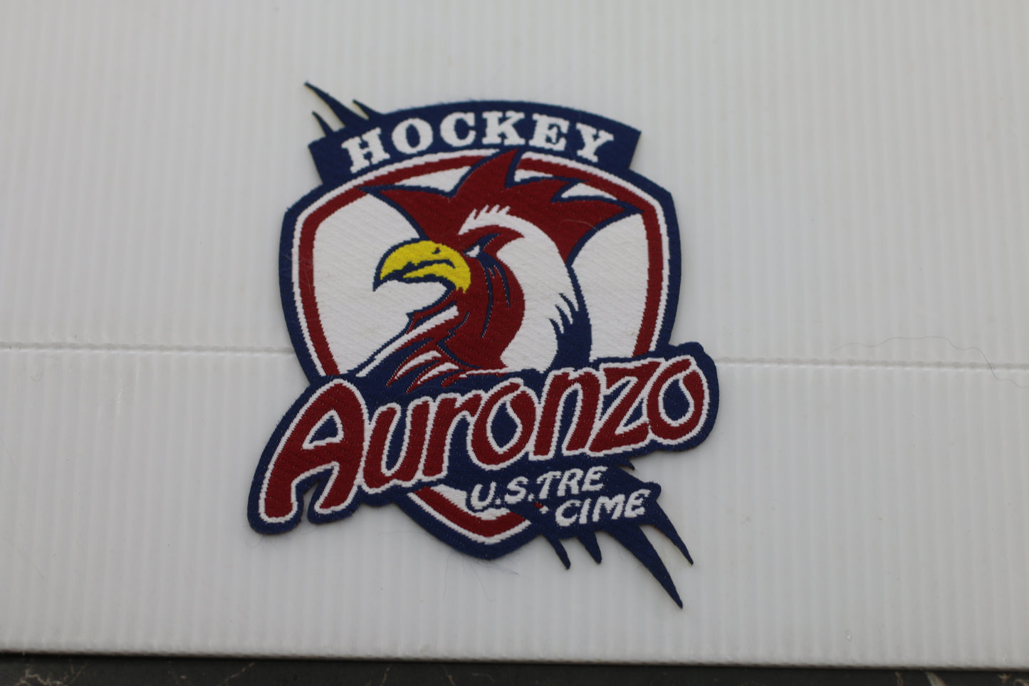Hockey Auronzo U.S. Tre Cime Embroidered Patch Eagle Logo Vintage Style