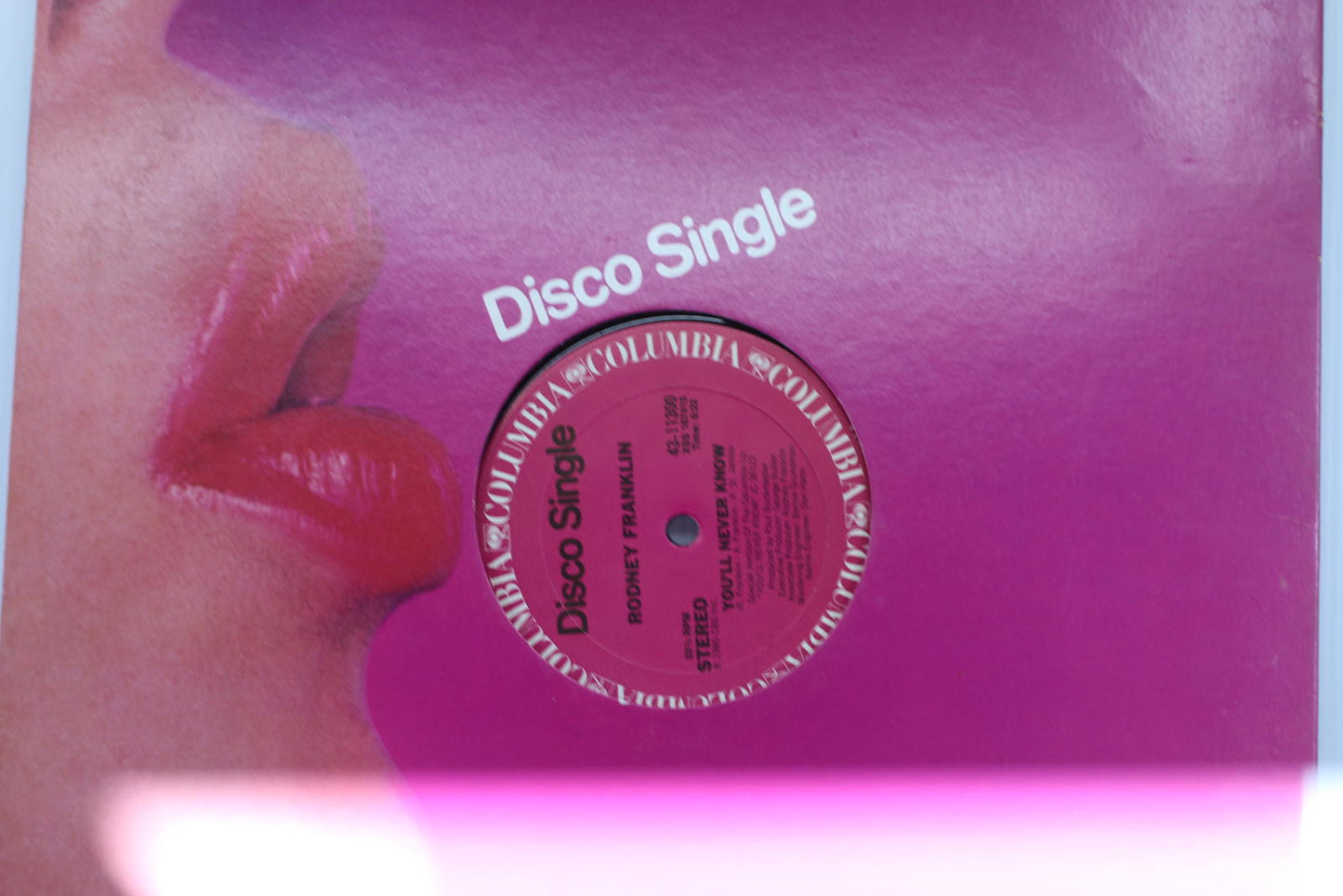 Columbia Disco Single Vinyl Record - Special 33⅓ Rodney Franklin Version Music
