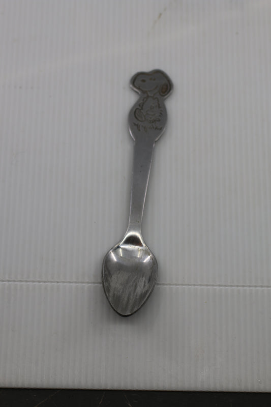 Vintage Snoopy Stainless Steel Spoon Danara Peanuts 1960s Taiwan
