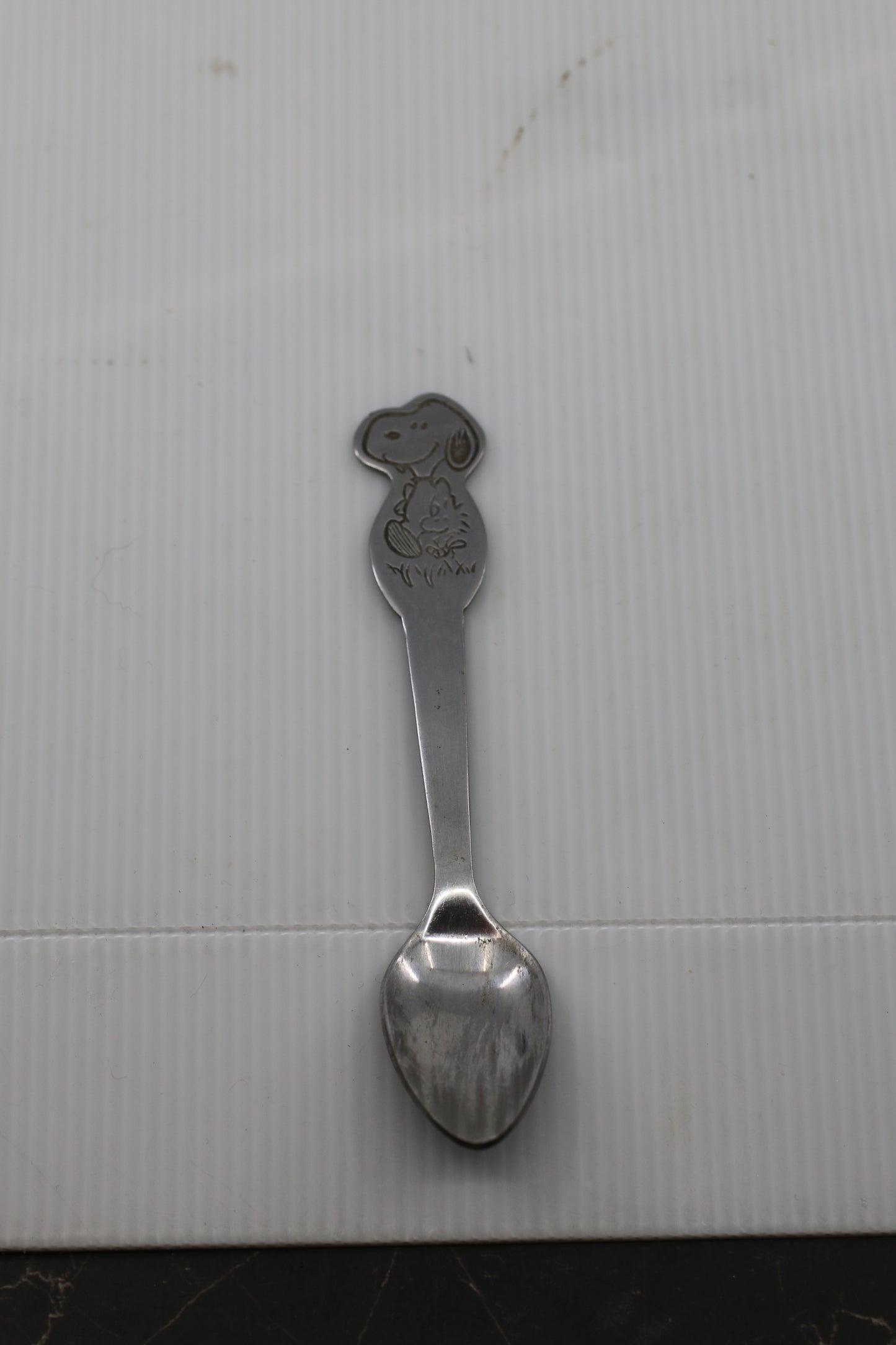 Vintage Snoopy Stainless Steel Spoon Danara Peanuts 1960s Taiwan