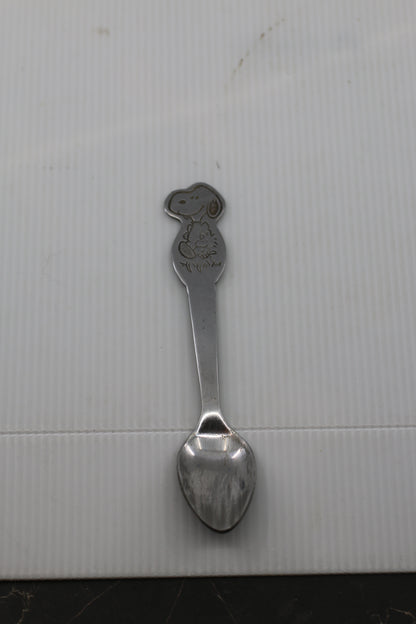 Vintage Snoopy Stainless Steel Spoon Danara Peanuts 1960s Taiwan
